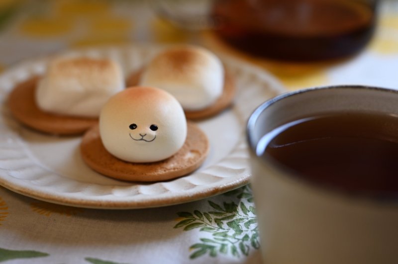 STASTO Animal Attraction 系列「擬態食物的動物」轉蛋 軟萌小海豹化身棉花糖夾心餅~