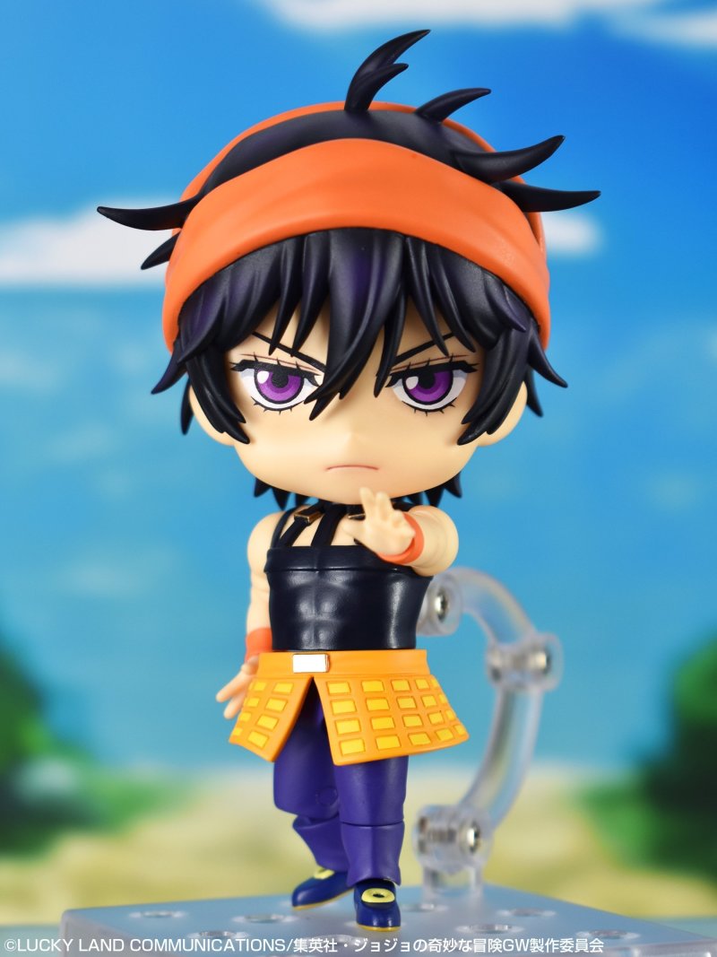 Volare via！黏土人《JOJO的奇妙冒險 黃金之風》納蘭迦·吉爾各 可動人偶