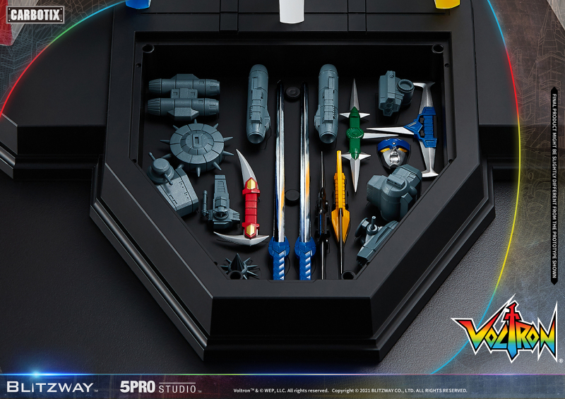 Blitzway × 5PRO STUDIO CARBOTIX《聖戰士》VOLTRON 無比例合金可動人偶公開！