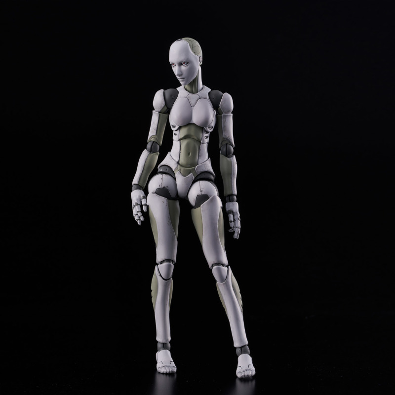 1000toys「東亞重工製合成人間♀」 1/12 可動人偶女性型第一次生產登場 