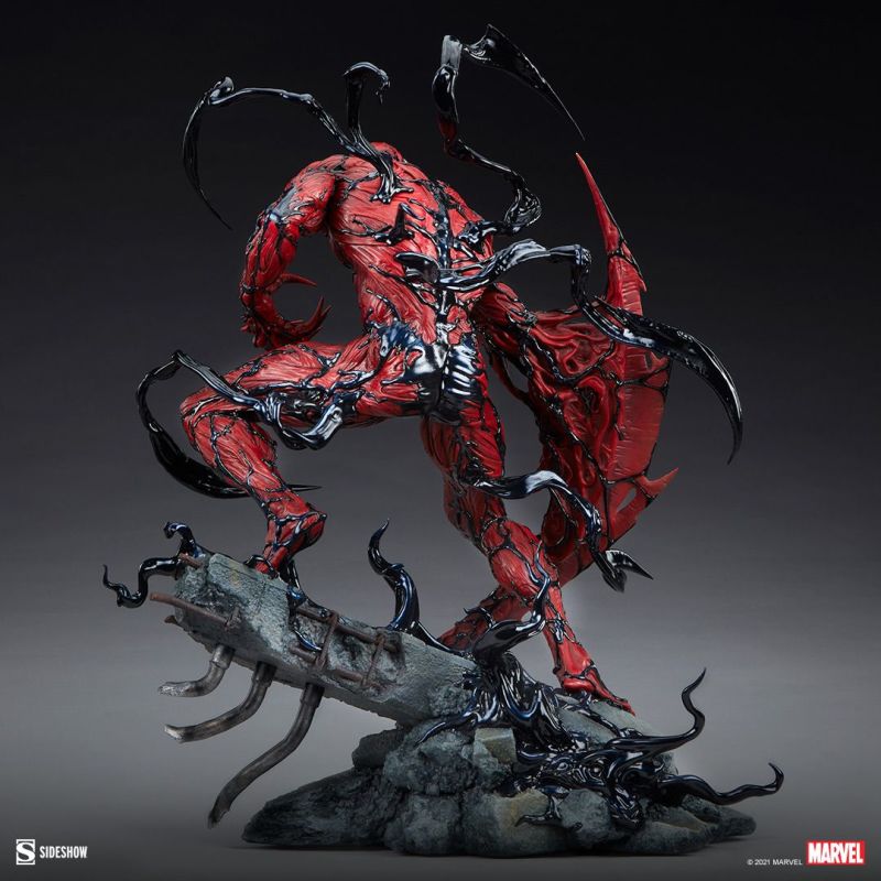Sideshow Collectibles MARVEL【屠殺】Carnage 全身雕像 情報公開 化為巨大鐮刀的右臂極具威懾力！