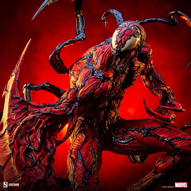 Sideshow Collectibles MARVEL【屠殺】Carnage 全身雕像 情報公開 化為巨大鐮刀的右臂極具威懾力！