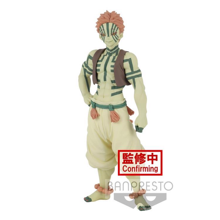 BANPRESTO 景品《鬼滅之刃》鬼之裝 伍之型：鬼舞辻無慘女裝版／猗窩座（泛黃配色）