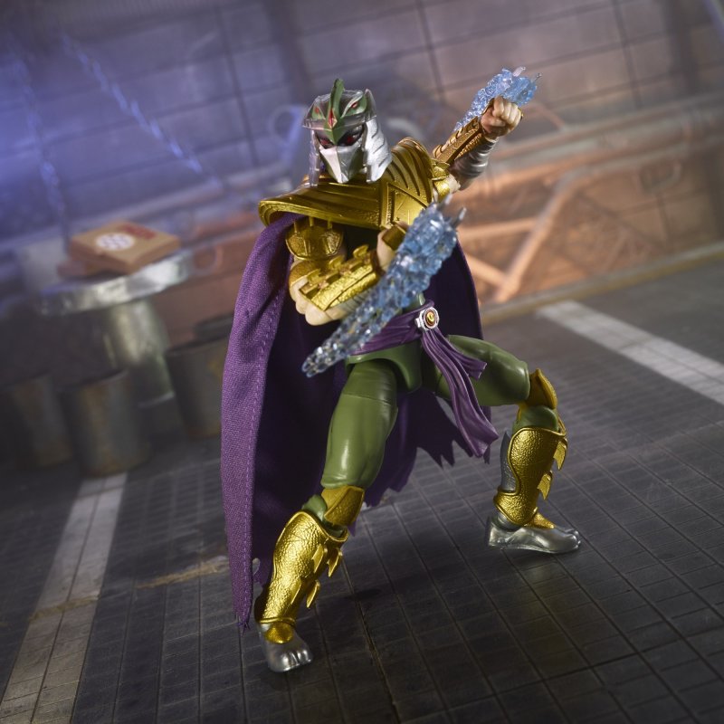 孩之寶 Lightning Collection《金剛戰士》×《忍者龜》綠衣戰士-許瑞德（Morphed Shredder）6 吋可動人偶