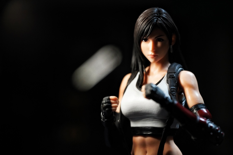 Final Fantasy VII Remake Tifa Lockhart/Playarts 改 模型（改臉前後）