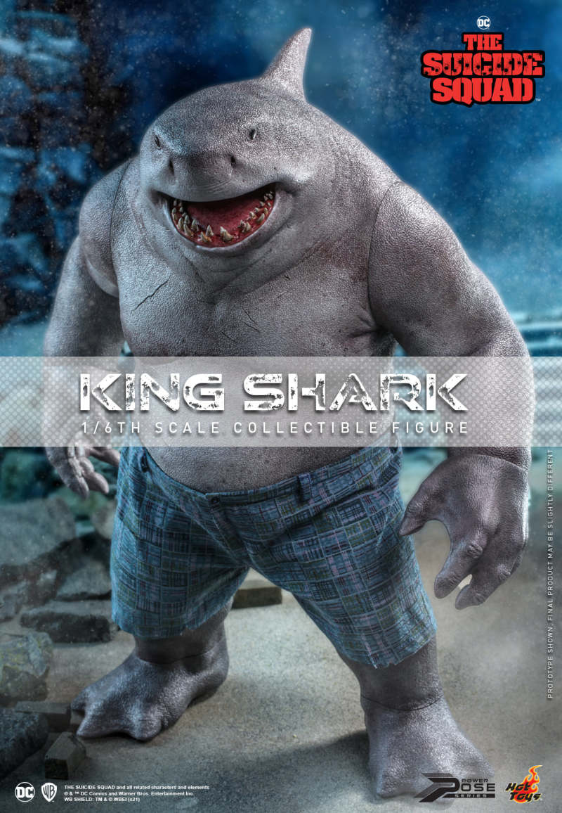 Hot Toys《自殺突擊隊：集結》鯊魚王（King Shark）1/6 比例收藏級人偶| 玩具人Toy People News