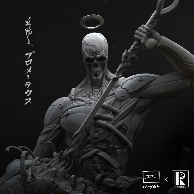 R-one studio × Ching Yeh《Obliviaz》系列「血陽:普羅米修斯」GK 極魄力降世!