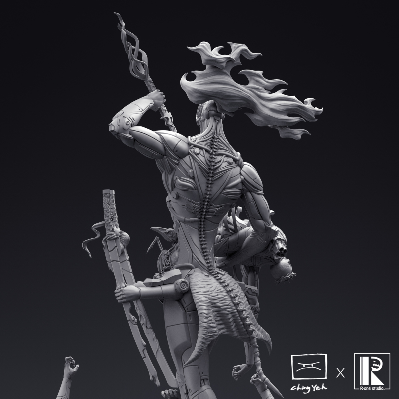 R-one studio × Ching Yeh《Obliviaz》系列「血陽:普羅米修斯」GK 極魄力降世!