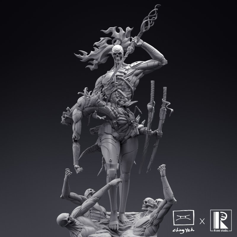 R-one studio × Ching Yeh《Obliviaz》系列「血陽:普羅米修斯」GK 極魄力降世!