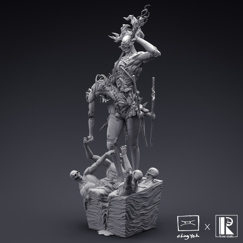 R-one studio × Ching Yeh《Obliviaz》系列「血陽:普羅米修斯」GK 極魄力降世!