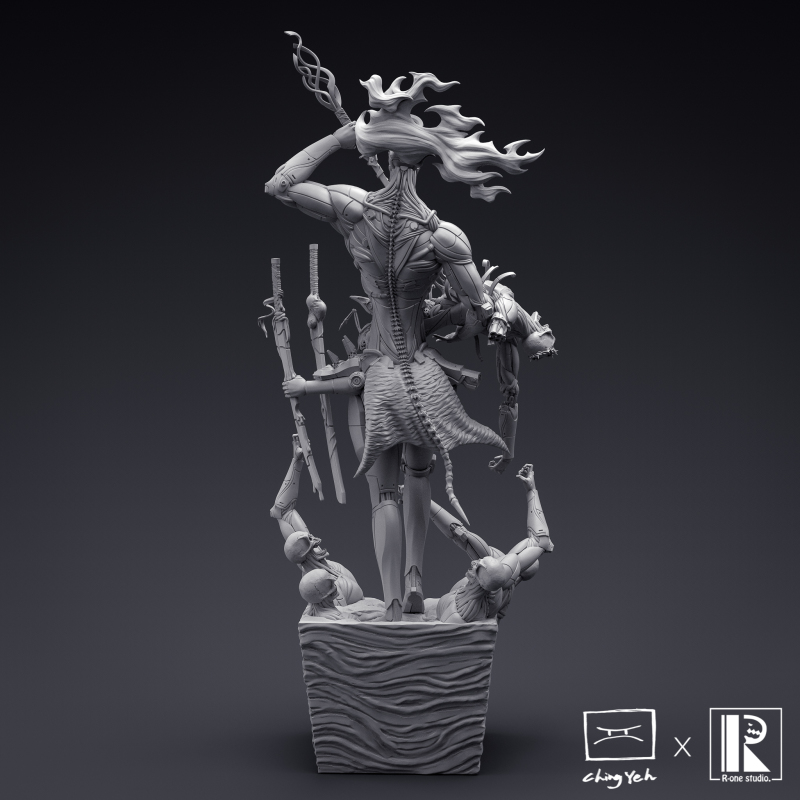 R-one studio × Ching Yeh《Obliviaz》系列「血陽:普羅米修斯」GK 極魄力降世!