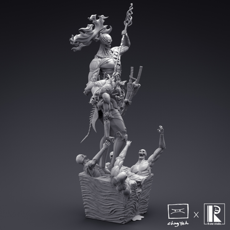 R-one studio × Ching Yeh《Obliviaz》系列「血陽:普羅米修斯」GK 極魄力降世!
