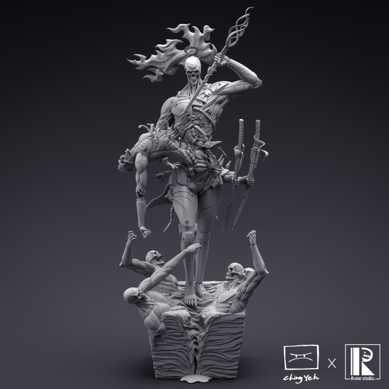 R-one studio × Ching Yeh《Obliviaz》系列「血陽:普羅米修斯」GK 極魄力降世!