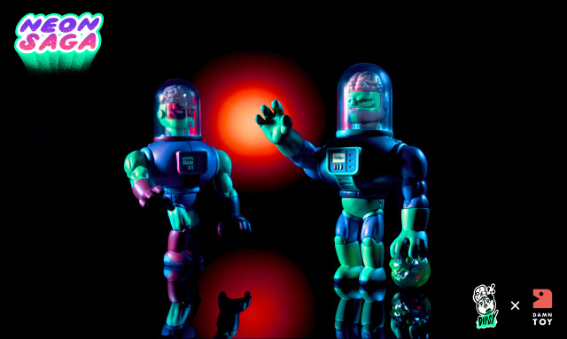 【Dipsy x 顛玩具】NEON SAGA系列吊卡玩具:魔貓&腦魔