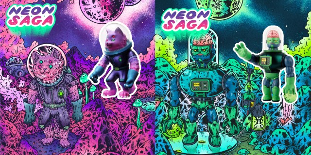 【Dipsy x 顛玩具】NEON SAGA系列吊卡玩具:魔貓&腦魔