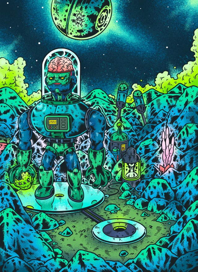 【Dipsy x 顛玩具】NEON SAGA系列吊卡玩具:魔貓&腦魔