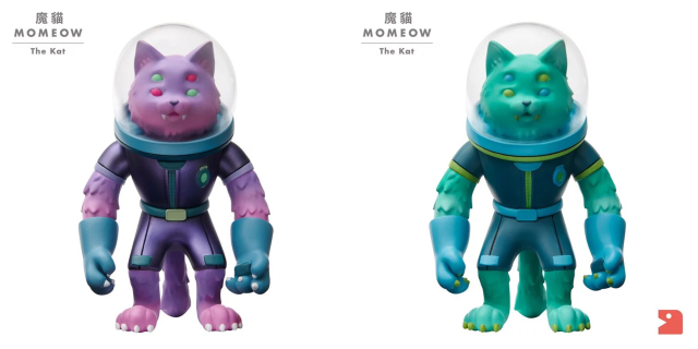 【Dipsy x 顛玩具】NEON SAGA系列吊卡玩具:魔貓&腦魔