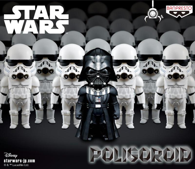 BANPRESTO 可愛的低頭身新系列 POLIGOROID 首款新作「達斯·維達」現身！