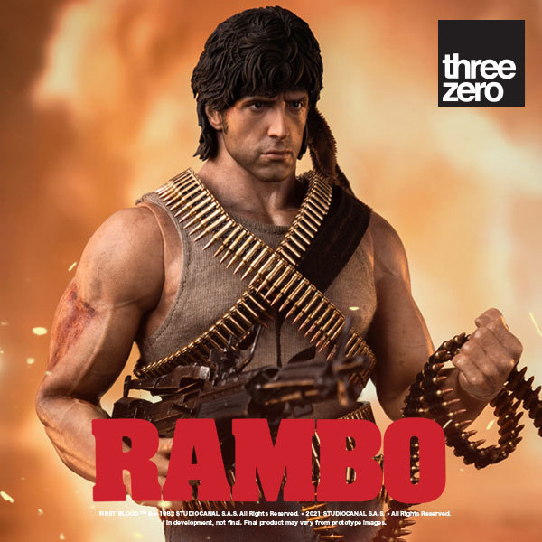 threezero《第一滴血》約翰‧藍波 John Rambo 1/6比例 可動立體人形