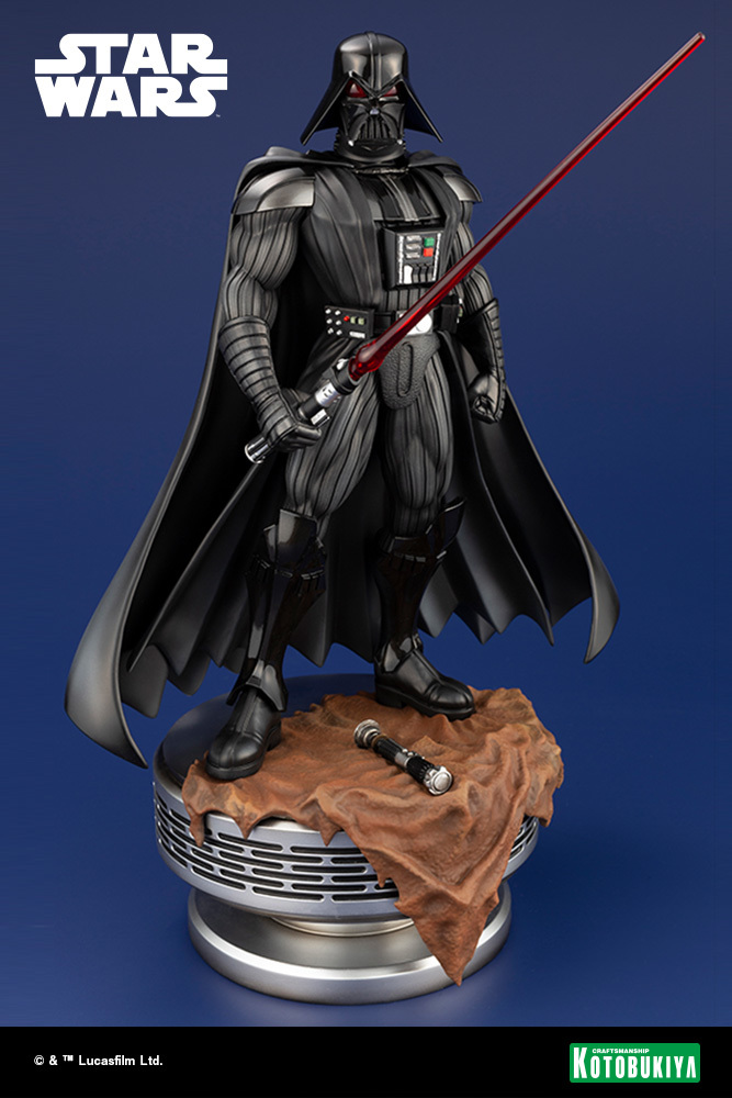 壽屋 ARTFX Artist Series《星際大戰》達斯·維達 - 完全超惡 - 1/7 比例PVC塗裝完成品 超凡魄力的漆黑身影！