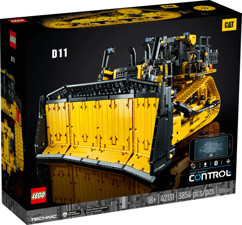 LEGO 42131 科技系列【遙控卡特彼勒D11推土機】App-Controlled Cat® D11 Bulldozer