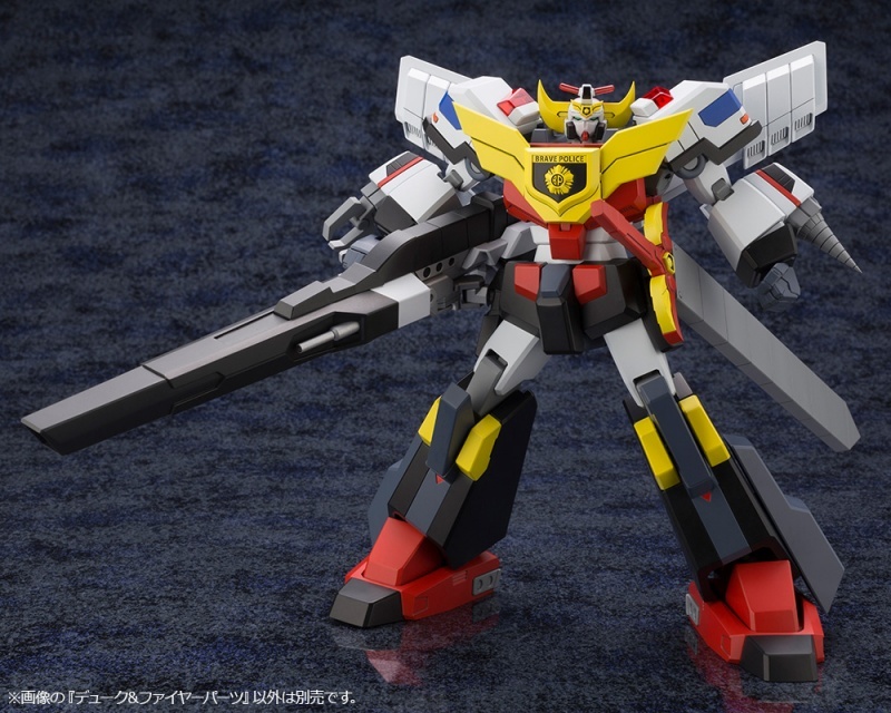 可再現火焰傑德卡！壽屋『勇者警察 騎士刑警迪克＆火焰強化配件』明年 01 月發售！