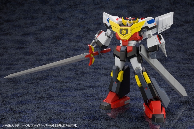 可再現火焰傑德卡！壽屋『勇者警察 騎士刑警迪克＆火焰強化配件』明年 01 月發售！