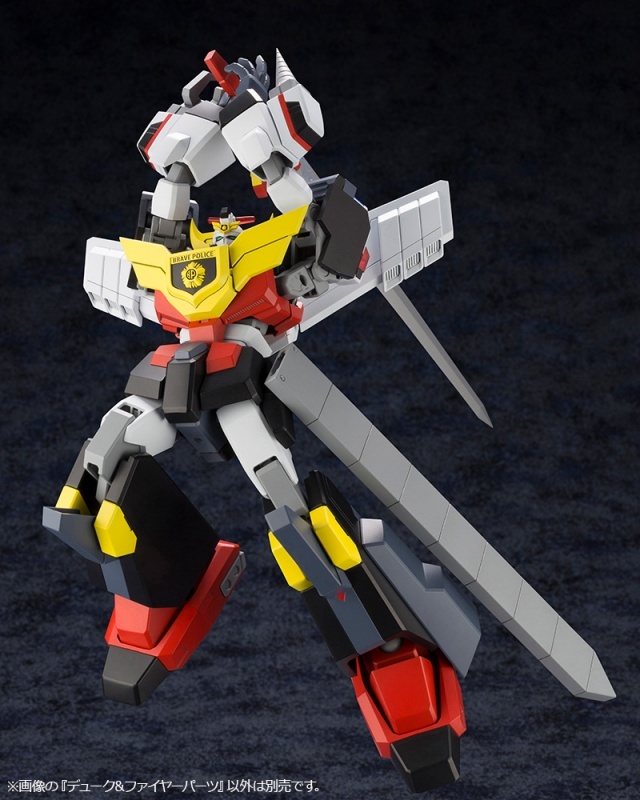 可再現火焰傑德卡！壽屋『勇者警察 騎士刑警迪克＆火焰強化配件』明年 01 月發售！