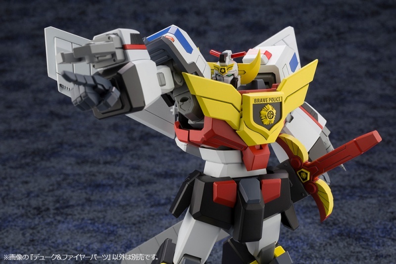 可再現火焰傑德卡！壽屋『勇者警察 騎士刑警迪克＆火焰強化配件』明年 01 月發售！