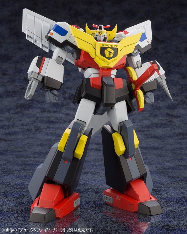 可再現火焰傑德卡！壽屋『勇者警察 騎士刑警迪克＆火焰強化配件』明年 01 月發售！