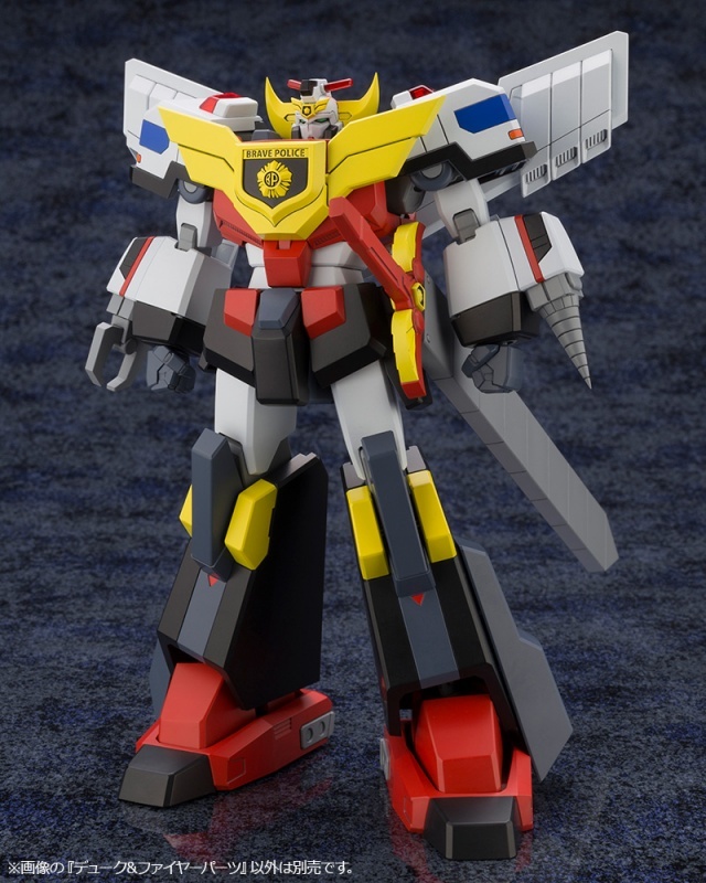 可再現火焰傑德卡！壽屋『勇者警察 騎士刑警迪克＆火焰強化配件』明年 01 月發售！