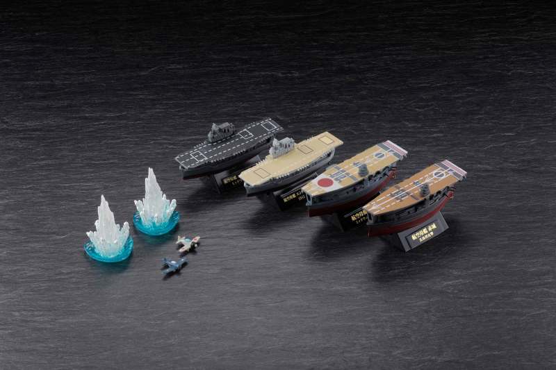 重現太平洋經典戰役！海洋堂《膠囊Q博物館》世界船艦第五彈 中途島海戰篇