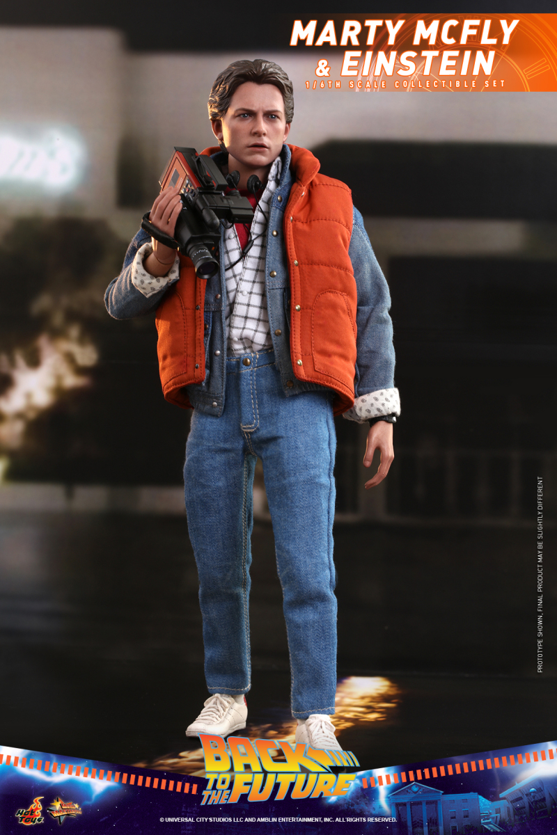 Hot Toys – MMS573 -《回到未來》馬蒂·麥佛萊&愛因斯坦(Marty McFly and Einstein)1/6 比例收藏套組
