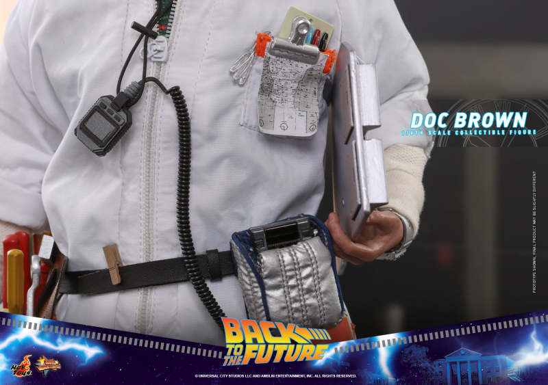 Hot Toys - MMS609 -《回到未來》布朗博士(Doc Brown)1/6 比例收藏級人偶 普通版
