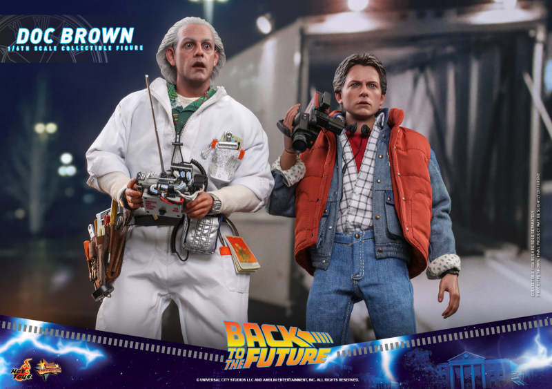 Hot Toys - MMS609 -《回到未來》布朗博士(Doc Brown)1/6 比例收藏級人偶 普通版