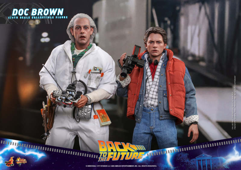 Hot Toys - MMS609 -《回到未來》布朗博士(Doc Brown)1/6 比例收藏級人偶 普通版