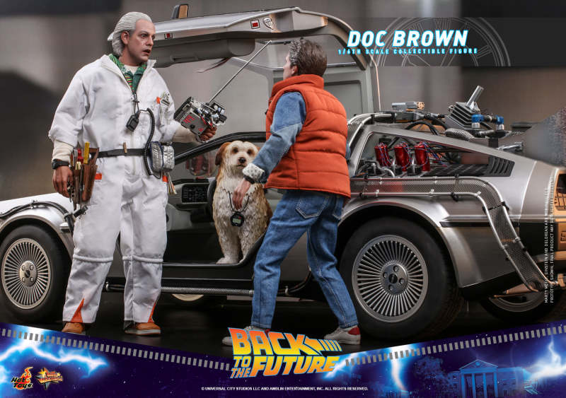 Hot Toys - MMS609 -《回到未來》布朗博士(Doc Brown)1/6 比例收藏級人偶 普通版
