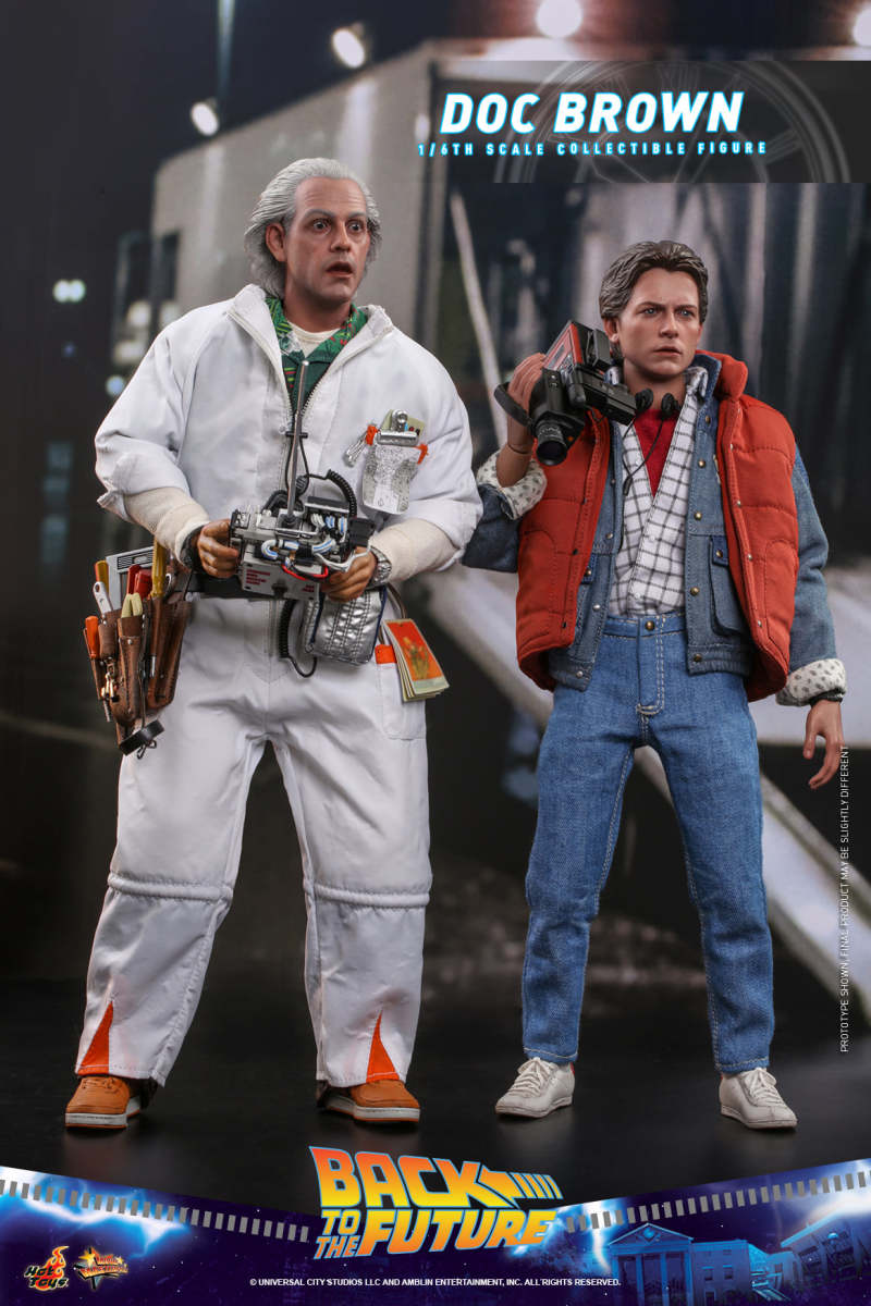 Hot Toys - MMS609 -《回到未來》布朗博士(Doc Brown)1/6 比例收藏級人偶 普通版