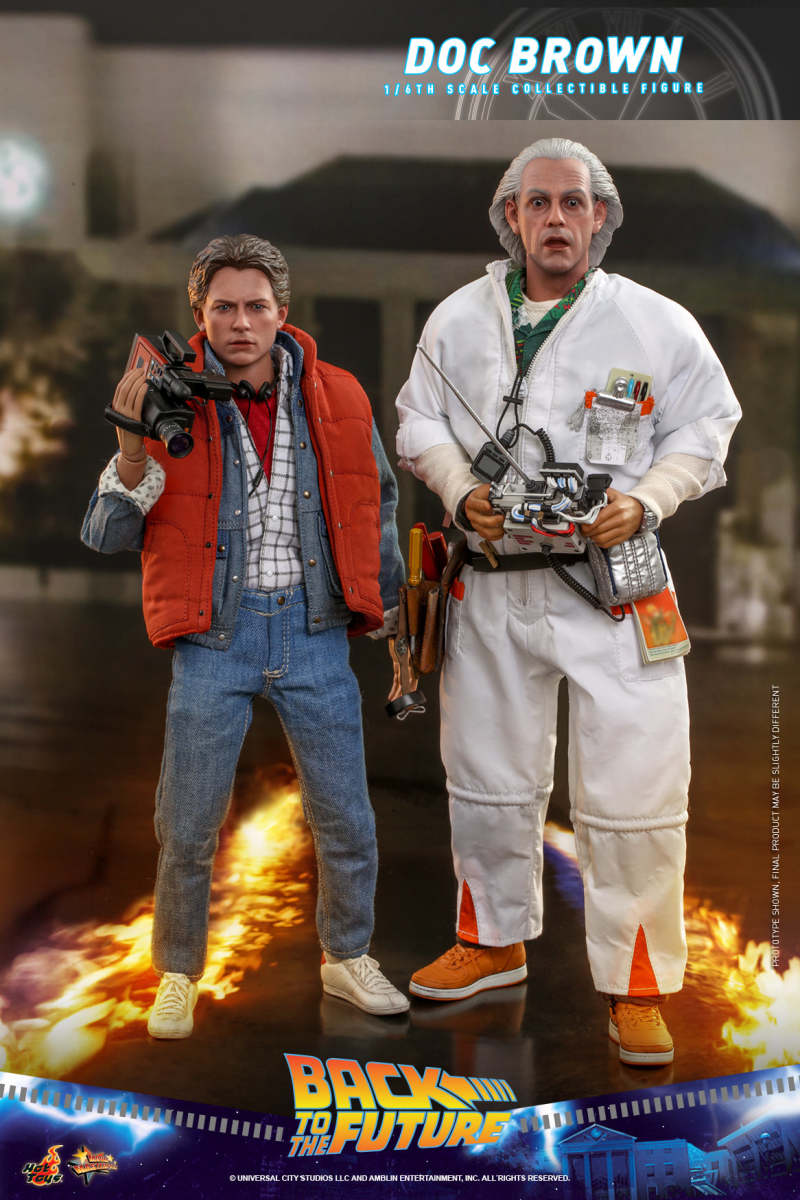 Hot Toys - MMS609 -《回到未來》布朗博士(Doc Brown)1/6 比例收藏級人偶 普通版
