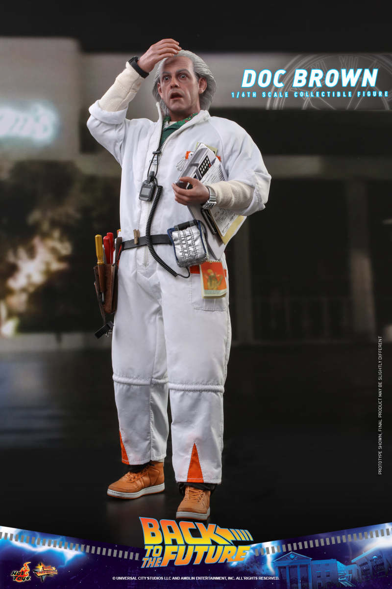 Hot Toys - MMS609 -《回到未來》布朗博士(Doc Brown)1/6 比例收藏級人偶 普通版