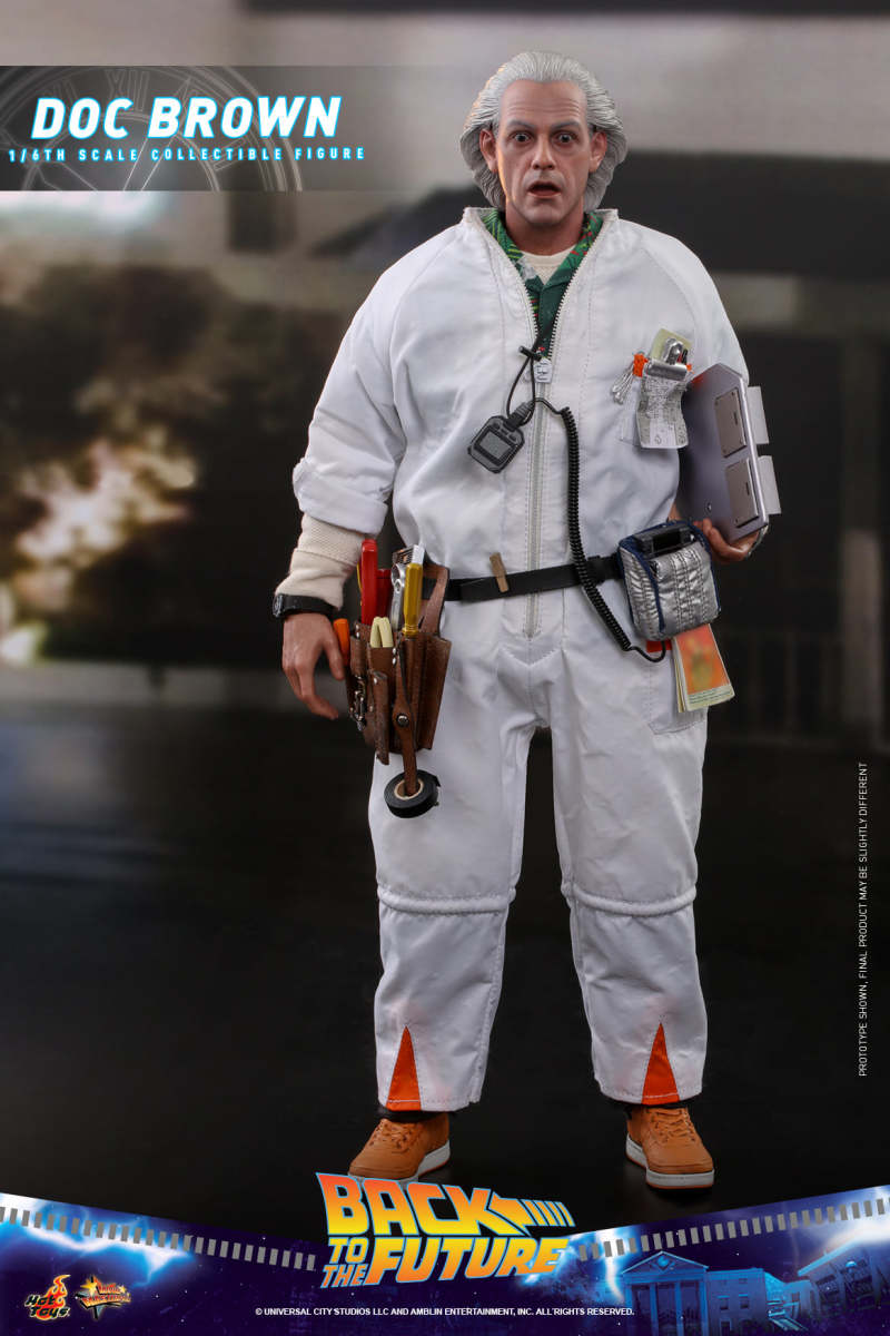 Hot Toys - MMS609 -《回到未來》布朗博士(Doc Brown)1/6 比例收藏級人偶 普通版