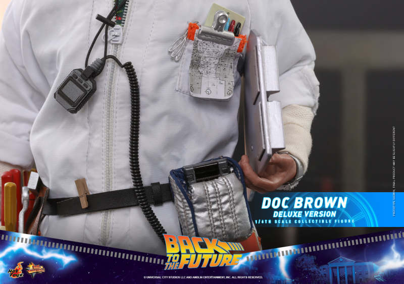 Hot Toys - MMS610 -《回到未來》布朗博士(Doc Brown)1/6 比例收藏級人偶 DX版