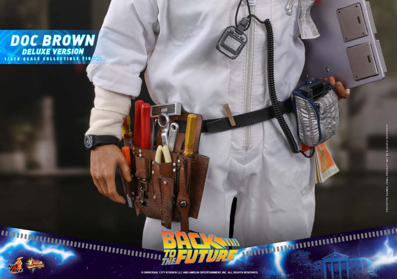 Hot Toys - MMS610 -《回到未來》布朗博士(Doc Brown)1/6 比例收藏級人偶 DX版