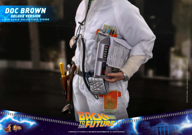 Hot Toys - MMS610 -《回到未來》布朗博士(Doc Brown)1/6 比例收藏級人偶 DX版