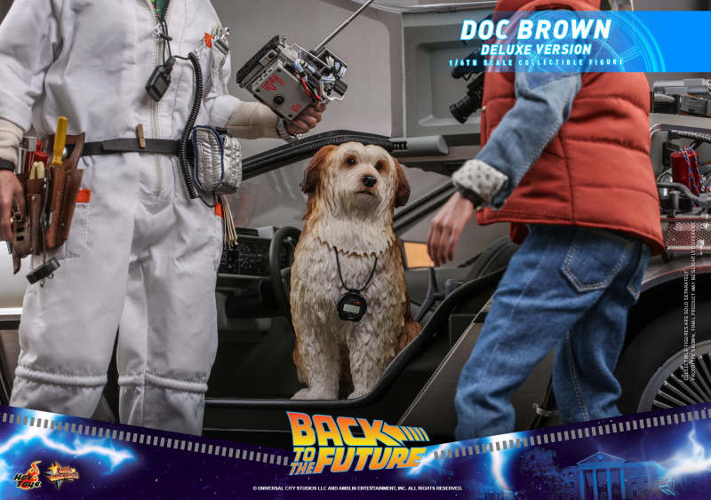 Hot Toys - MMS610 -《回到未來》布朗博士(Doc Brown)1/6 比例收藏級人偶 DX版