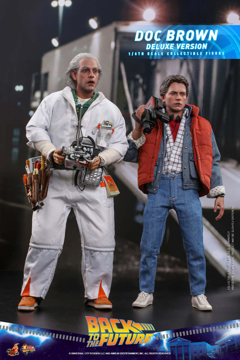 Hot Toys - MMS610 -《回到未來》布朗博士(Doc Brown)1/6 比例收藏級人偶 DX版