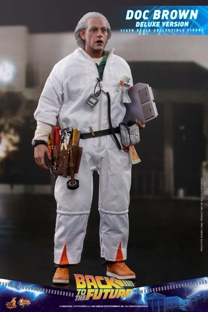 Hot Toys - MMS610 -《回到未來》布朗博士(Doc Brown)1/6 比例收藏級人偶 DX版