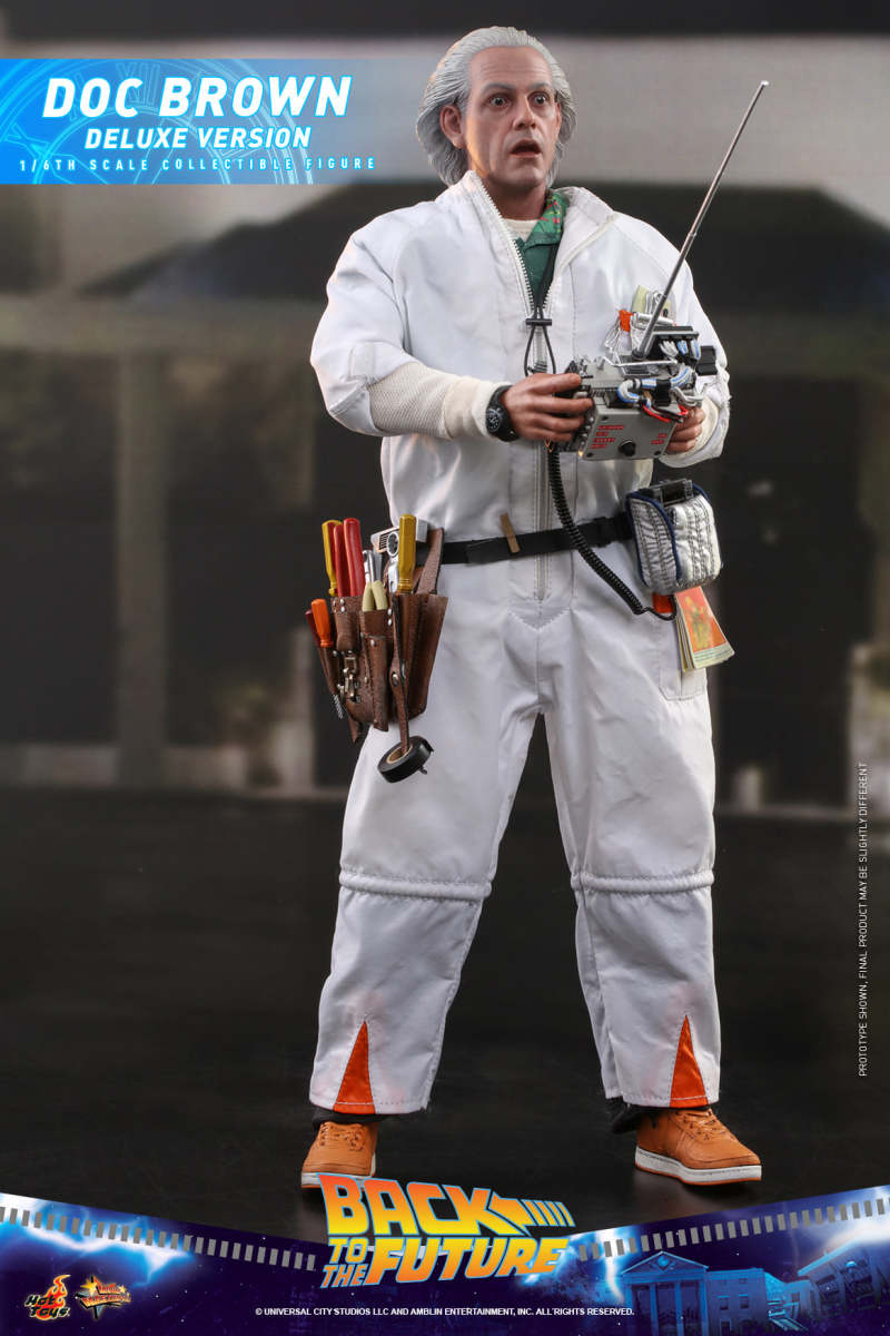 Hot Toys - MMS610 -《回到未來》布朗博士(Doc Brown)1/6 比例收藏級人偶 DX版