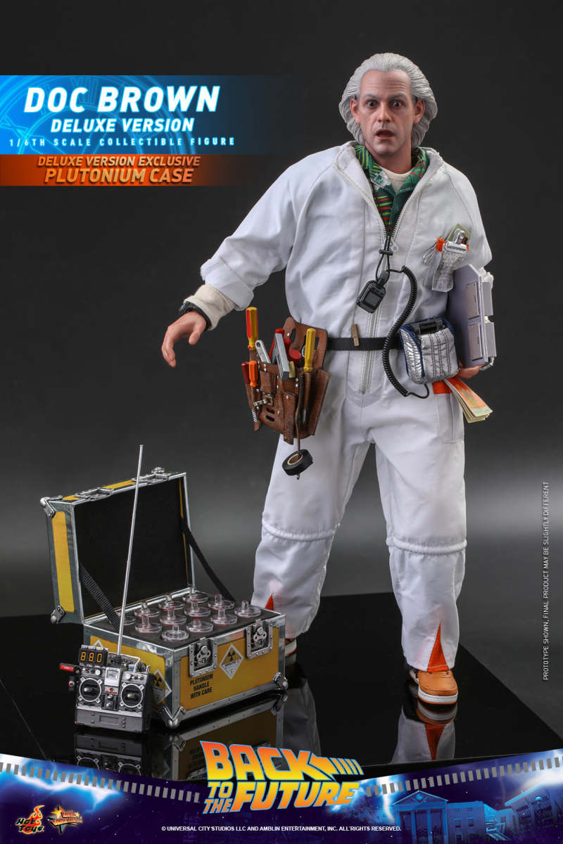 Hot Toys - MMS610 -《回到未來》布朗博士（Doc Brown）1/6 比例收藏級人偶 DX版