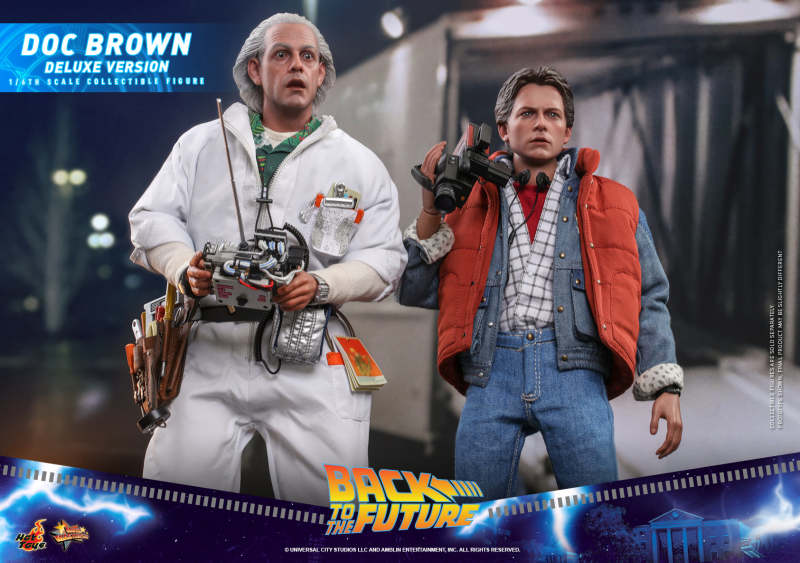 Hot Toys - MMS610 -《回到未來》布朗博士(Doc Brown)1/6 比例收藏級人偶 DX版